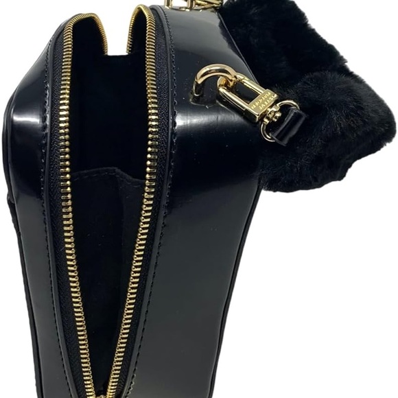 Steve Madden Boxy Crossbody Bag with Faux Fur Handle - Picture 4 of 4